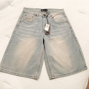 NWT Men’s Royal Blue Jeans Light Denim Long Shorts Jams 32 Jorts